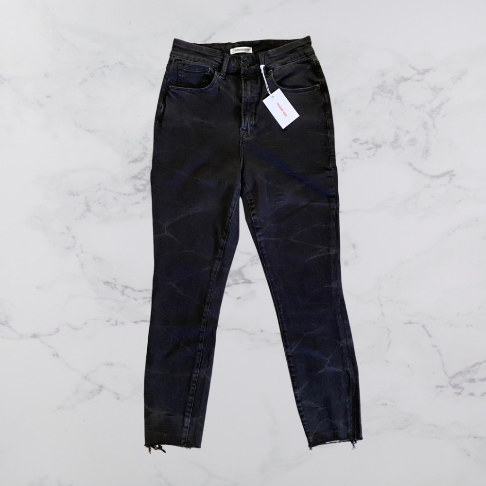Good American Good Legs Black faded Jeans